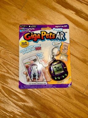 Giga Pets AR Puppy Keychain - Purple